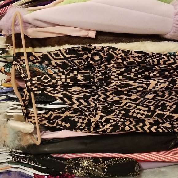 Pink and Black Maxi Dress - Picture 3 of 4